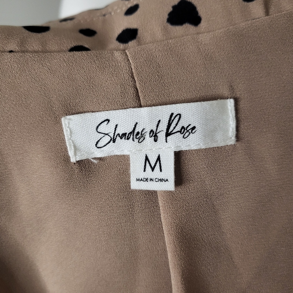 SHADES OF ROSE Leopard blouse Medium - Picture 5 of 5